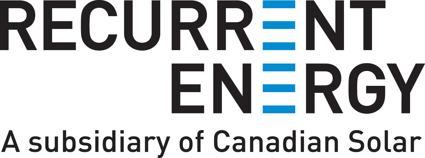 Recurrent Energy logo Black and Blue